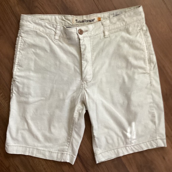 Tailor Vintage Other - Tailor Vintage Greenwich Slim Fit Khaki Shorts Mens 32 Comfort Stretch 9 Inseam